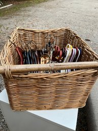 Hangers Hangers Hangers And A Wicker Basket