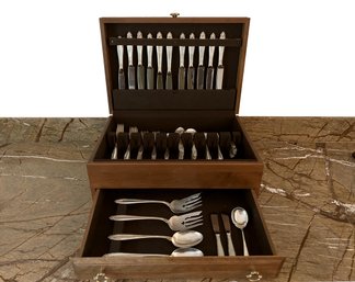 International Sterling Silver Prelude Flatware Set (33.02 Troy Oz.)