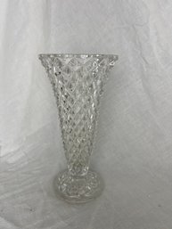 Princess House Diamond Cut Vase