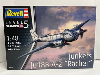 REVELL,LARGE  1/48 SCALE JUNKERS JU-188 A-2 MODEL KIT (#212)