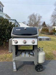 Weber Spirit II Propane Grill With Tank And Cover