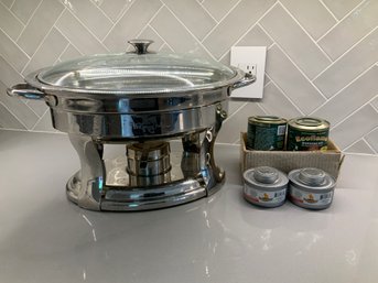 Large Chafing Dish With Sterno