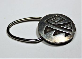 Southwestern Sterling Silver Key Chain