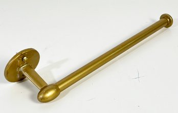 A Vintage Brass Towel Bar