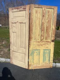 Pair Of Vintage Reclaimed Doors