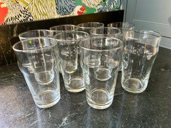 Set Of 9 Pint Glasses