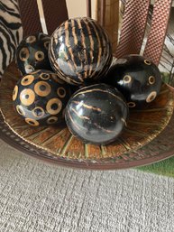 Assorted Large Decorative Orbs / Spheres / Ball Decor