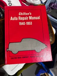 Chilton's Auto Repair Manual 1940-1953