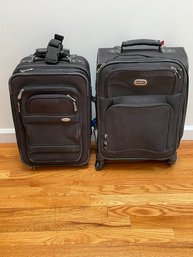 Luggage Lot - 2 Black Suitcases