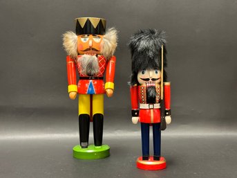 A Pair Of Traditional Holiday Nutcrackers