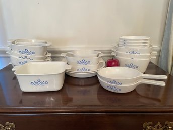 Large Collection Of Corning Ware.