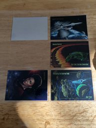 5 Star Trek Trading Cards, Includes Prototype.   S91