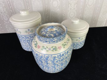 Crock Shop Pottery Cookie Jars - 1