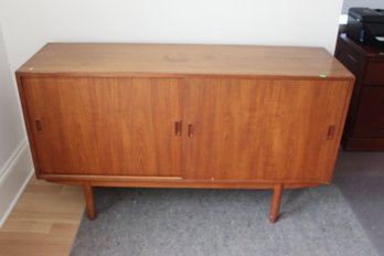 Mid Century Credenza With Sliding Drawers