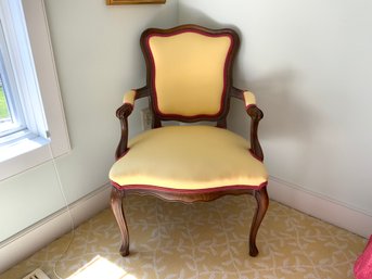 French Provincial Style Upholstered Armchair