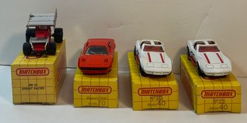 4 Matchbox Cars In Original Boxes