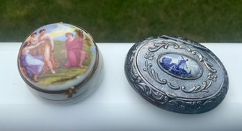 2 Lovely Trinket Boxes (D)