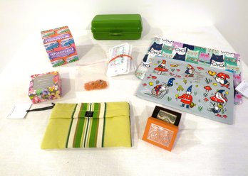 Collection Of Bags, Decorative Boxes & Puzzle Impossibles