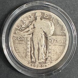 1929-S Standing Liberty Silver Quarter