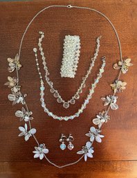 Vintage Crystal Jewelry Group