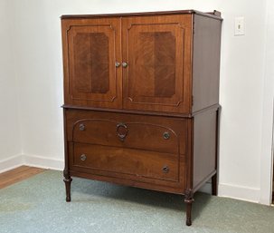 Early 20th-Century Bedroom Suite: A Tall Chest Of Drawers