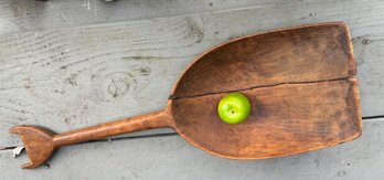 Antique Carved Wood Shaker Grain Shovel