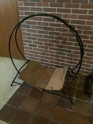 Wrought Iron Firewood Holder