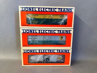 NIB Lionel Trains Three Pack: 6464 Boxcar Series V, 6-19276