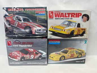 Lot Of  4 Vintage 1970s Stock Car Models Kits