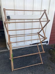 Wooden Folding Drying Rack 39x19x62