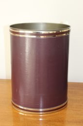 Maroon Wastebasket