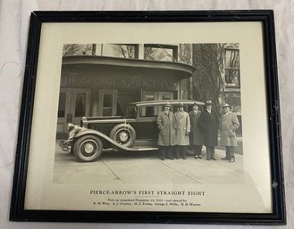 1928 Pierce-arrow's First Straight Eight Photograph