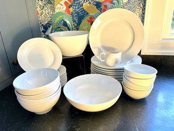 White Dish Set - 32 Pc