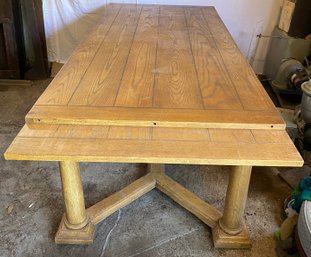 Large Dining Table With Two Pull Out Leaves