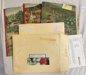 Three Scrapbooks And Correspondents From Carl Thompson