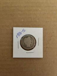 Beautiful 1900 - S Barber Quarter, Silver Coin