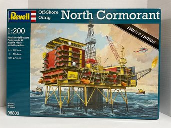 Revell, Large Off Shore Oilrig North Cormorant. 1/200 Scale Model Kit Limited Edition . (#217)