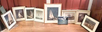 Lot Of Framed Sailboat/ocean Photographs