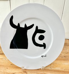 Reproduction Of Joan Miro Plate In Porcelain