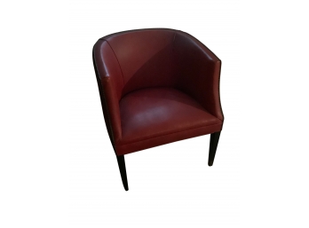 MCM Burgundy Club Chair