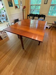 ANTIQUE CHERRY DROPLEAF TABLE