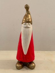 Vintage Chalkware Santa Elf - Made In Portugal