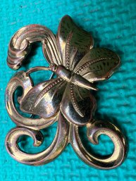 Large Vintage Brass Pin