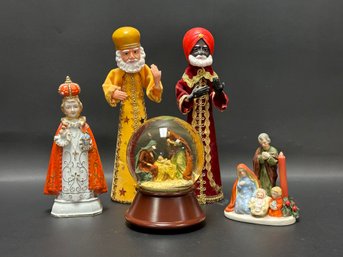 Wise Men Figurines, Hummel Nativity Scene & Nativity Snow Globe