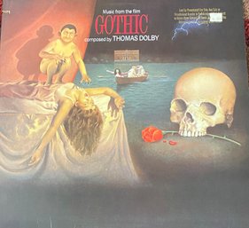 GOTHIC SOUNDTRACK - VERY RARE - Thomas Dolby - RECORD - 1987 90607-1- GREAT CONDITION