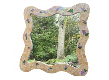 Extraordinary Mosaic Wall Mirror, Purchase Price $2500