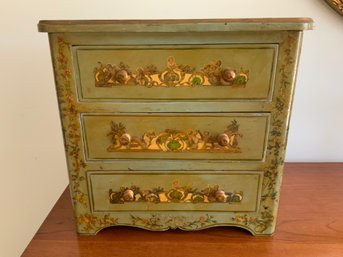 Vintage Decoupaged Jewelry Chest