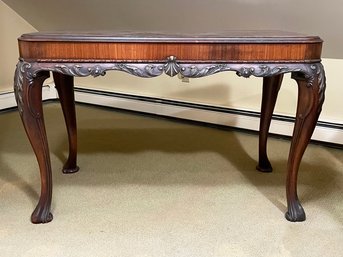 An Antique Mahogany Chippendale Writing Desk