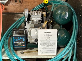 Rolair 2-HP Twin Stack Air Compressor