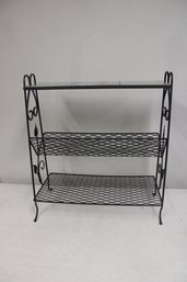 Beautiful 3 Liter Metal Plant Stand With Tile Top
